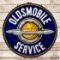Oldsmobile Service 5' Double Sided Porcelain Sign w/ Ring 