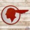 Pontiac Automobiles Die Cut Double Sided Porcelain Sign 