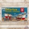 Interlux Marine Paints Emb. Single Sided Tin Logo Sign w/ Boats