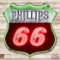 1959 Phillips 66 Gasoline 8' Single Sided Porcelain Neon Sign Large