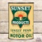 Scarce Sunset Penn Motor Oil 1 Quart Metal Can w/ Logo California