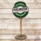 Cities Service Koolmotor The Perfect Pennsylvania Oil Die Cut Double Sided Porcelain Curb Sign