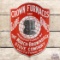 Excellent Crown Furnaces and Globe Ranges Curved Single Sided Porcelain Sign Pottstown PA