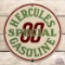 Excellent Hercules Special 80 Gasoline Single Sided Porcelain Pump Plate Sign