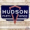 Hudson Parts Service Die Cut Double Sided Porcelain Sign