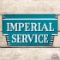 Superb Imperial Chrysler Automobiles Service Die Cut Double Sided Porcelain Sign
