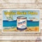 Interlux Marine Paints Emb. Single Sided Tin Sign w/ Boats & Ocean Scene