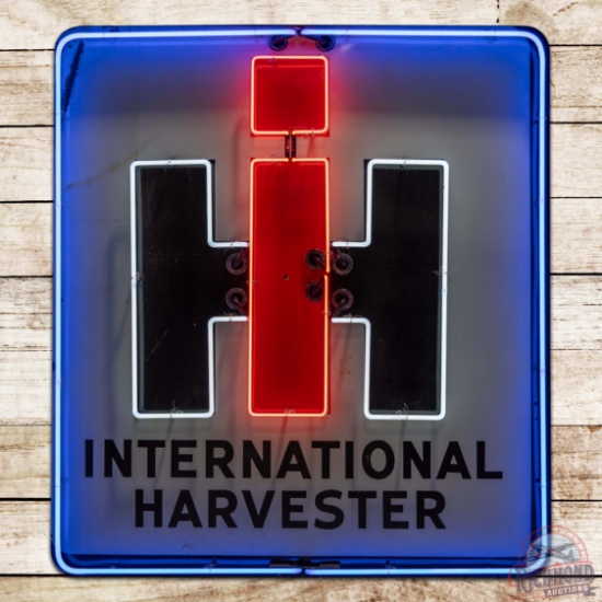 IH International Harvester 4' Single Sided Porcelain Neon Sign