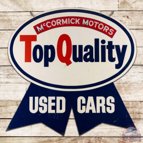 Chrysler Top Quality Used Cars Die Cut Double Sided Tin Sign