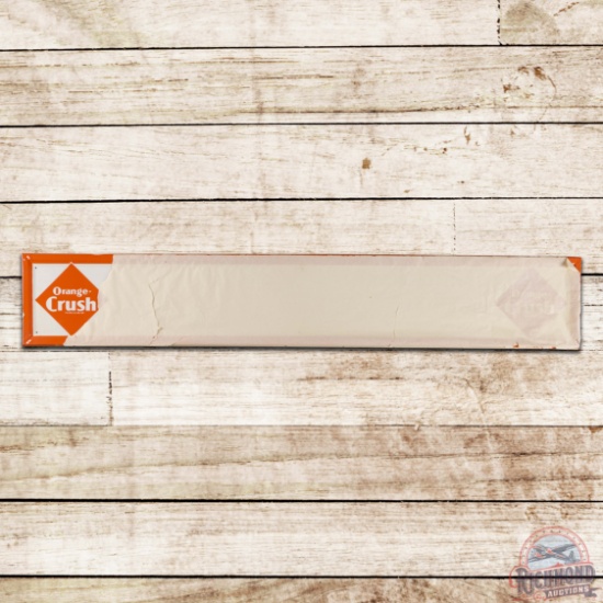 NOS Orange Crush Horizontal Single Sided Tin Logo Sign