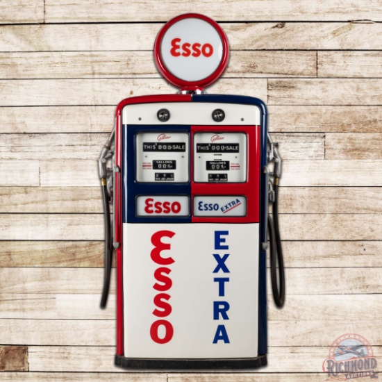 Gilbarco Model #924 Double Computing Gas Pump Restored Esso Extra