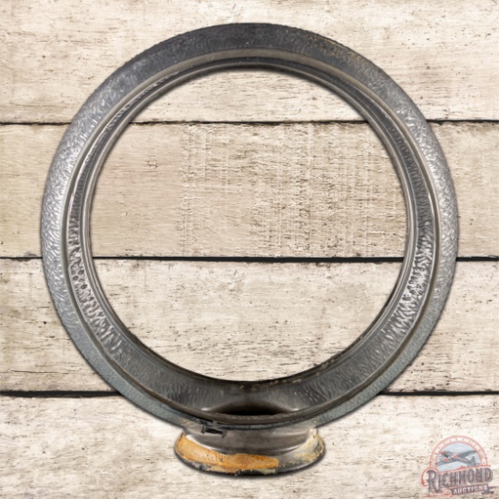 Original Gilco 13.25" Clear Ripple Gas Pump Globe Body