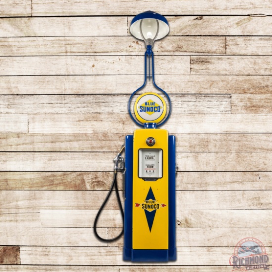 Wayne Model 70C Restored Sunoco Gas Pump w/ Station Lighter Restored