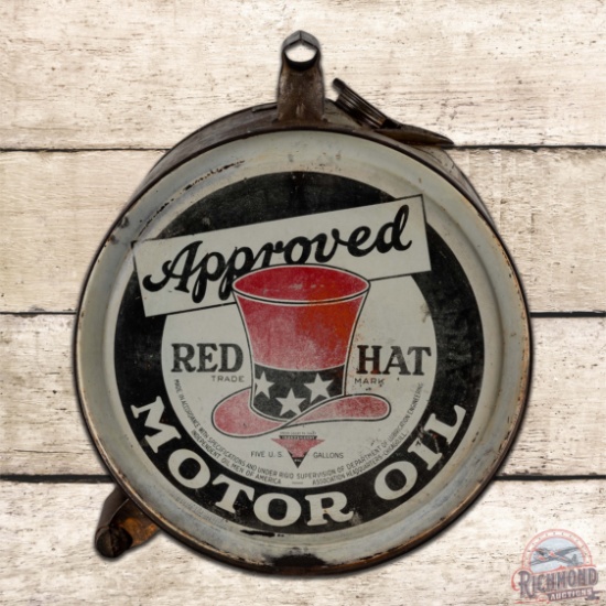 Red Hat Approved Motor Oil Rocker Can