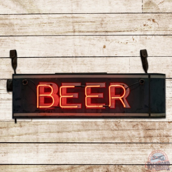 Beer 42" Double Sided Tin Neon Sign