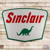 1961 Sinclair Gasoline 7' Double Sided Porcelain ID Sign w/ Dino