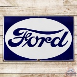 Ford Automobiles Single Sided Porcelain Sign w/ Reverse Colors