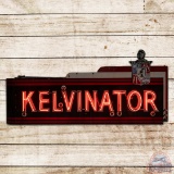 Kelvinator Double Sided Porcelain Neon Sign w/ Knight Logo