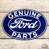 Ford Genuine Parts Double Sided Porcelain Sign