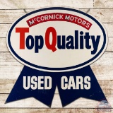 Chrysler Top Quality Used Cars Die Cut Double Sided Tin Sign