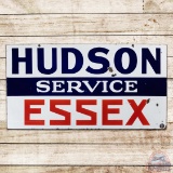 Hudson Essex Automobiles Service Double Sided Porcelain Sign