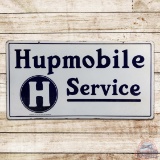 Hupmobile Service Double Sided Porcelain Sign w/ Logo