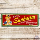 Superb Reach For Sunbeam Energy Packed Bread Single Sided Tin Sign w/ Little Miss Sunbeam