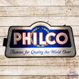 Philco Famous for Quality the World Over 6' DS Emb. Lighted Sign