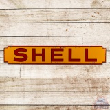 Shell Gasoline Die Cut Single Sided Porcelain Service Station Sign
