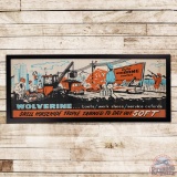 Graphic 8' Wolverine Work Boots Shoes Oxfords Corrugated Sign