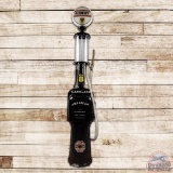 American Five Gallon Visible Gas Pump Restored Airway Ethyl Gasoline