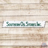 Rare Southern Oil Stores Dixie Vim Die Cut Single Sided Porcelain Sign
