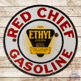 Rare Red Chief Ethyl Gasoline 30