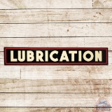 Excellent DX Lubrication Service Station 6' Single Sided Porcelain Sign