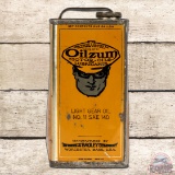 Oilzum Motor Oils & Lubricants One Gallon Full Metal Can