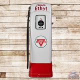 Martin & Schwartz Model #80 Conoco Ethyl Script Top Computing Gas Pump Restored