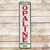 Fantastic Sinclair Opaline Motor Oils Vertical Single Sided Porcelain Sign