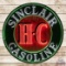 Sinclair H-C Gasoline 6' Single Sided Porcelain Neon Logo Sign
