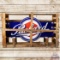 Amazing NOS Packard Single Sided Porcelain Neon Sign w/ Original Wooden Crate