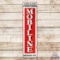 Sinclair Pennsylvania Mobiline Motor Oil Vertical Single Sided Porcelain Sign