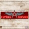 Amazing Flying A Service Gasoline 24' Animated Neon Logo Sign