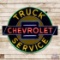 Amazing Chevrolet Truck Service 7.5' Double Sided Porcelain Neon Sign