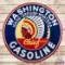 Washington Chief Gasoline 6' Double Sided Porcelain Sign w/ Logo