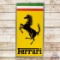 Exceptional Ferrari Single Sided Porcelain Dealership Sign w/ Prancing Horse Logo