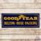 Outstanding Goodyear Tires Belting Hose Packing 6.5' Single Sided Porcelain Sign w/ Wingfoot