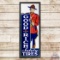 Incredible Goodrich Safety Tires Single Sided Porcelain Sign w/ Mountie