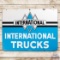 International Trucks 4' Double Sided Porcelain Sign w/ Triple Diamond Logo