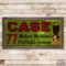 Case 77 Modern Machines for Profitable Farming Single Sided Tin Smaltz Sign w/ Old Abe