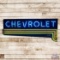 Chevrolet Die Cut 7' Single Sided Porcelain Neon Sign w/ Lines