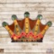 Outstanding Crown 8' Die Cut Double Sided Tin Animated Sign w/ Bulbs